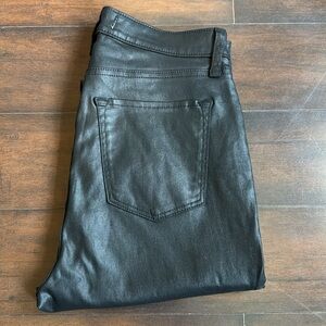 Abercrombie & Fitch curve love Black Skinny coated jeans